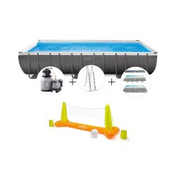 COMBO Pileta De Lona Prisma Frame 17023 L 549 x 274 x 132 cm + Red de Voleibol 2 i450