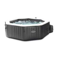 Jacuzzi Spa Octogonal Intex Deluxe Burbujas y Jets -4 personas- 201cm x 71cm 250 i450