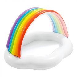 PILETA INFLABLE INTEX ARCO IRIS PARA BEBE 142 X 119 X 84 CM  57141  25617/7 i450