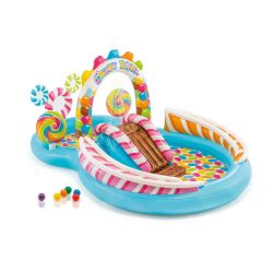 Play Center Inflable Zona de Dulces + Inflador Double Quick III S Mini  24387/2 i450