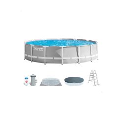 Pileta De Lona Redonda Intex Prisma Frame Premium 457 X 107 CM 26724 26899/6 i450