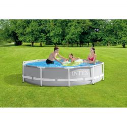 Pileta Intex Prism Frame Premium Redonda 305 x 76 cm con Bomba i450