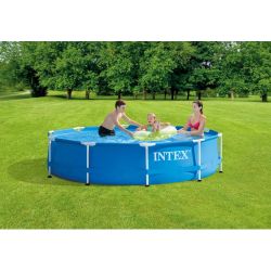 Pileta Intex Metal Frame Redonda 305x76 4485l cm c/Bomba i450