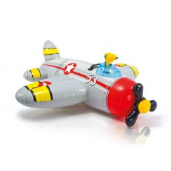 Flotador Inflable Avión con Pistola de Agua Gris 22696/3 i450