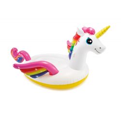 Colchoneta inflable Mega Unicornio Intex para 2 personas adultas - Medida  2,87  i450