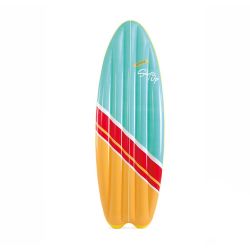 Colchoneta Inflable Tabla de Surf Vintage Naranja y Celeste 23249/6 i450