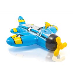 Flotador Inflable Avión con Pistola de Agua Celeste 22696/3 i450