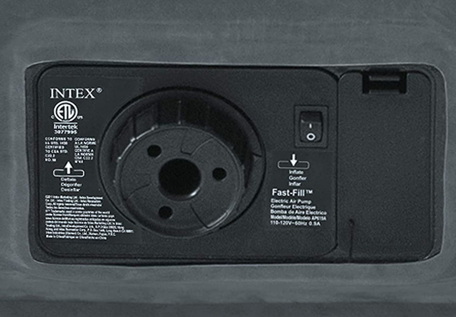 Colchon Inflable Electrico DURA-BEAM INTEX 152 x 203 x 46 cm 25056/2