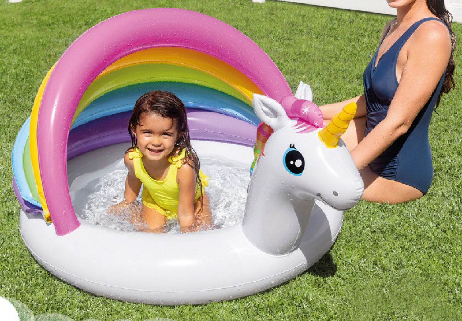 Pileta Inflable INTEX Unicornio 127 x 102  x 69 CM