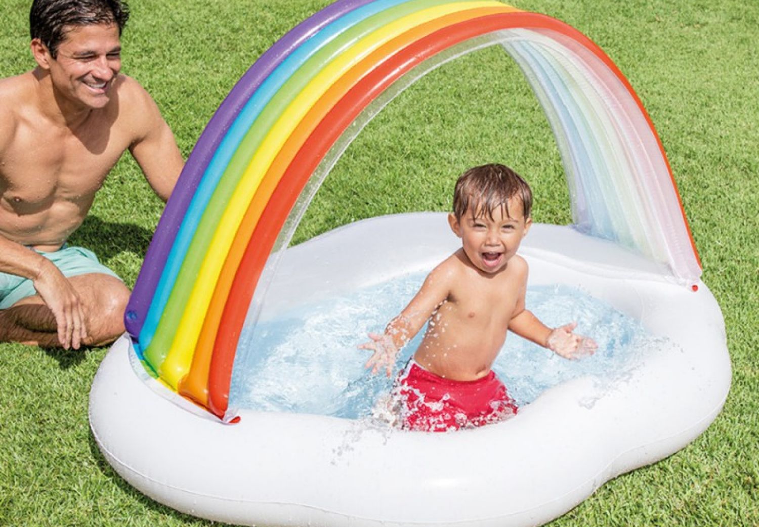 Inflable INTEX Arco Iris Para 142 x 119 x 84