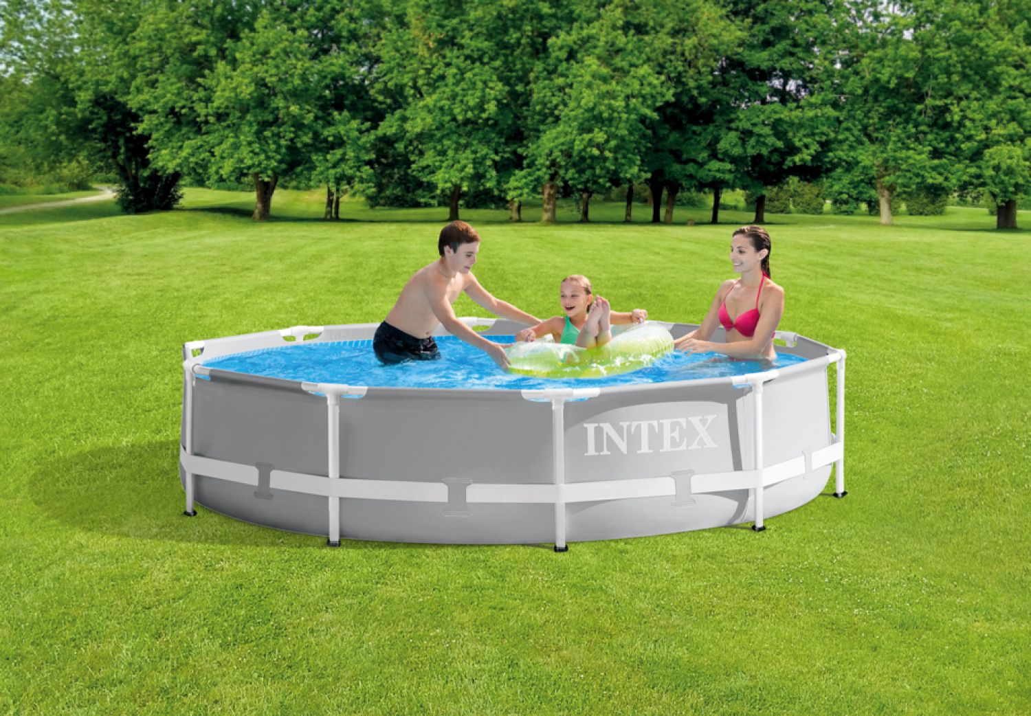 Pileta Estructural Redonda Intex Prism Frame Premium 305 x 76 Cm 25632/6