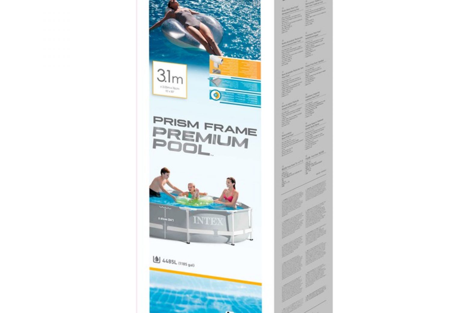 Pileta Estructural Redonda Intex Prism Frame Premium 305 x 76 Cm 25632/6
