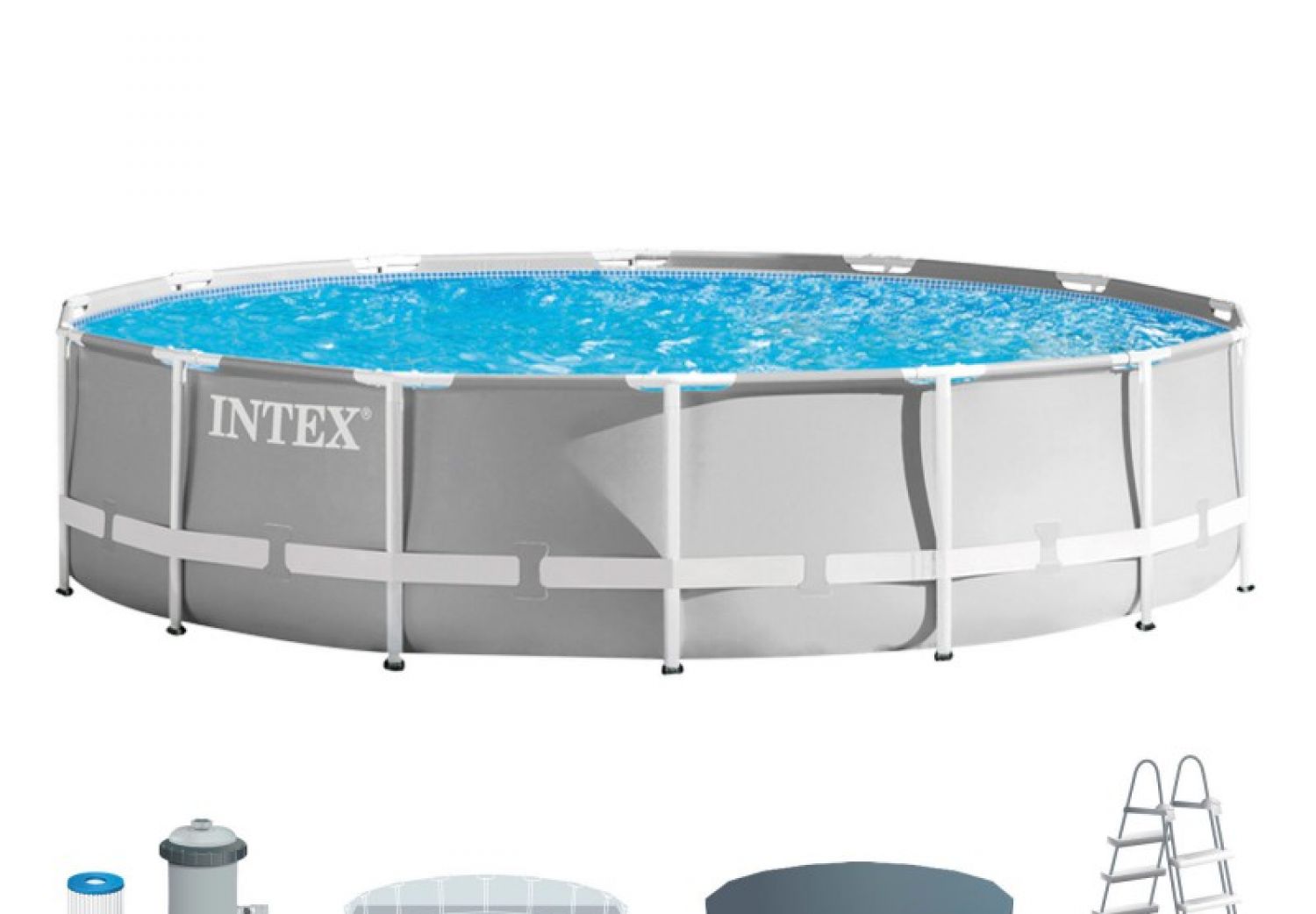 Pileta De Lona Redonda Intex Prisma Frame Premium 427 x 107 Cm 25634/4