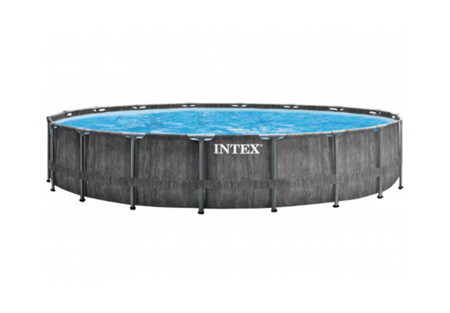 Pileta De Lona Redonda INTEX Greywood Premium 549 X 122 cm C/Bomba + Acces 25337/4