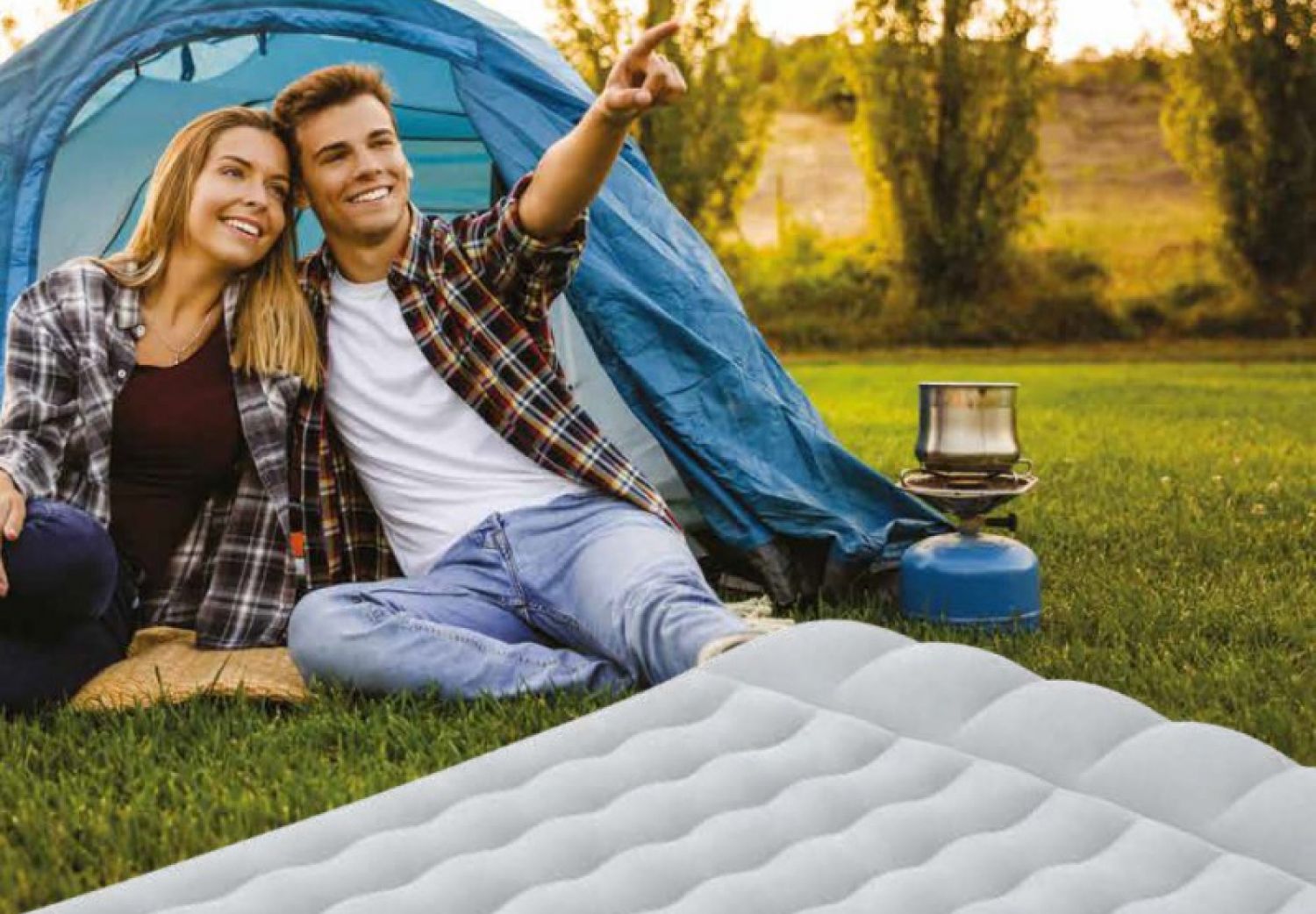 Colchoneta Inflable Camping INTEX 127 x 193 x 24 Cm 25595/6