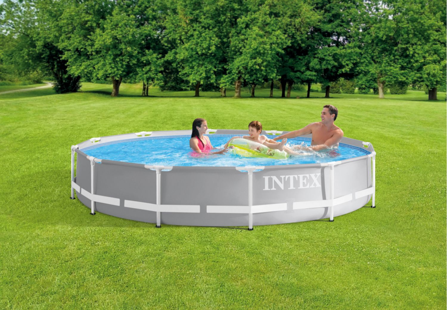 Pileta Estructural Redonda Intex Prism Frame Premium 366 X 76 Cm 25633/5