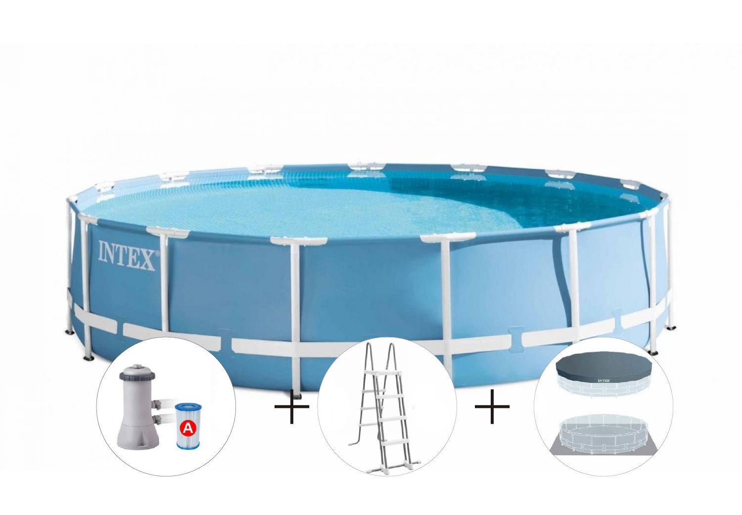 Pileta De Lona Prisma Frame 11325 Lt 457 x 84 cm + Accesorios 23265/4