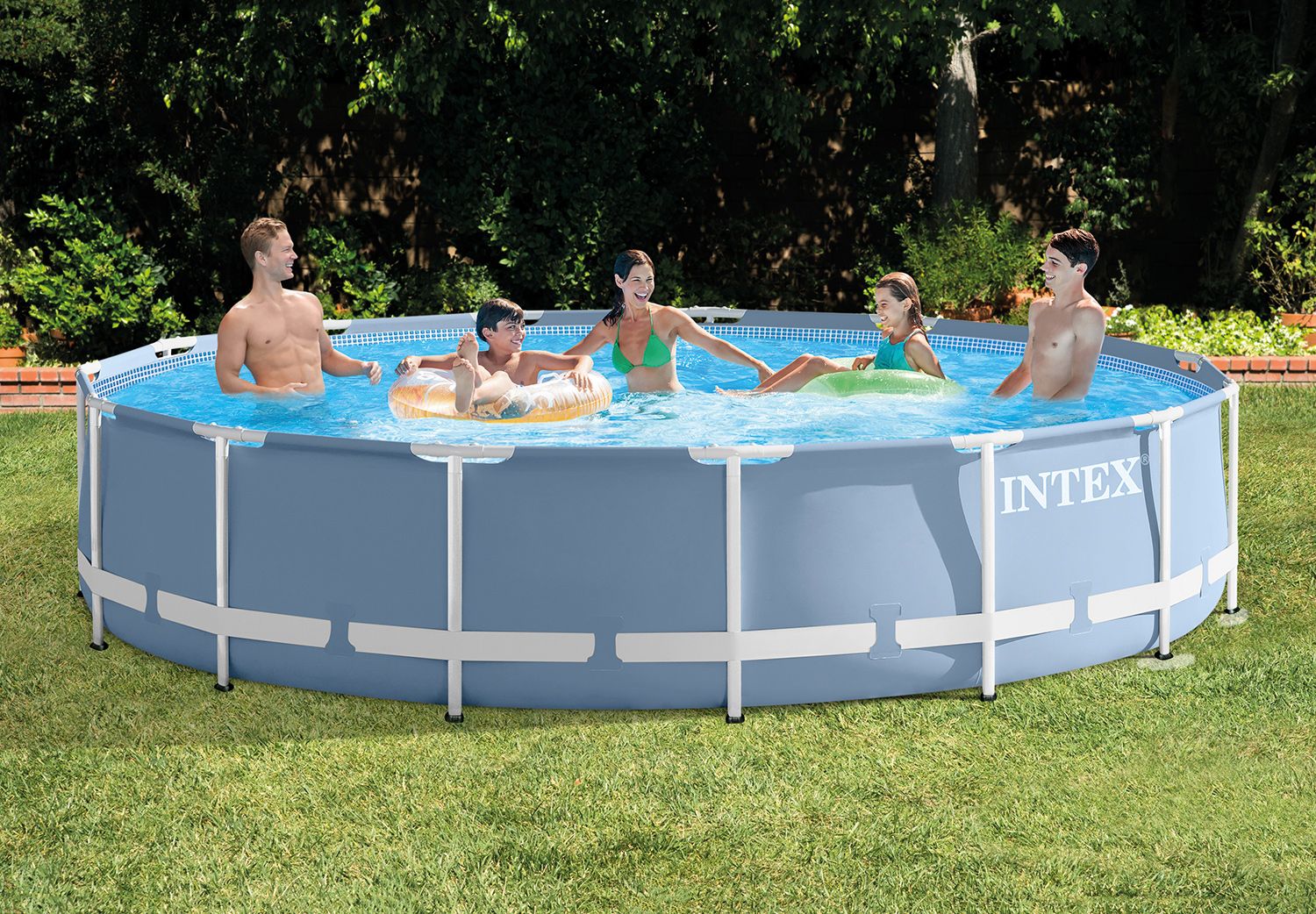 Pileta De Lona Prisma Frame 11325 Lt 457 x 84 cm + Accesorios 23265/4