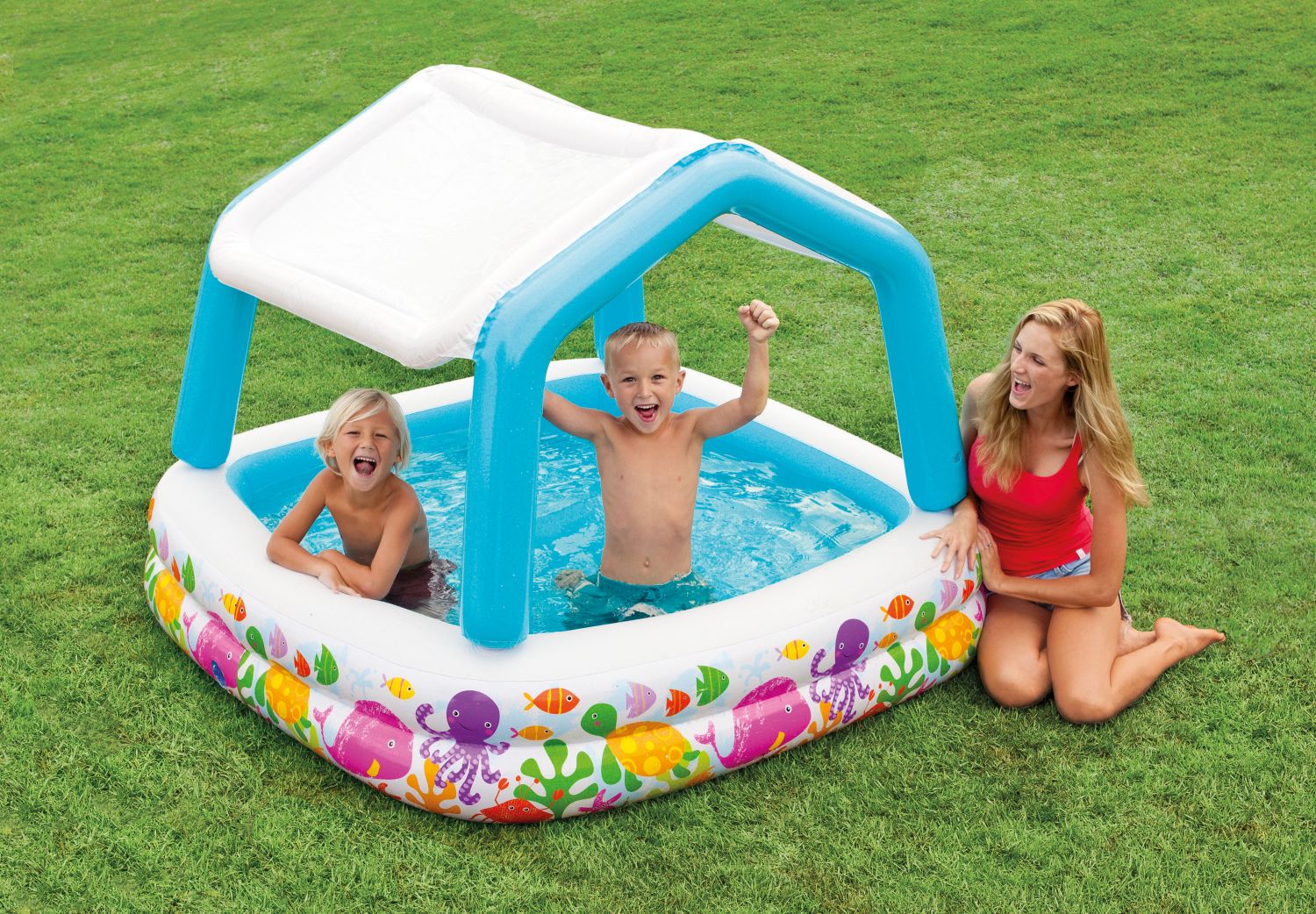 Pileta Inflable Desmontable 280 Lt 157 x 157 x cm 21583/3