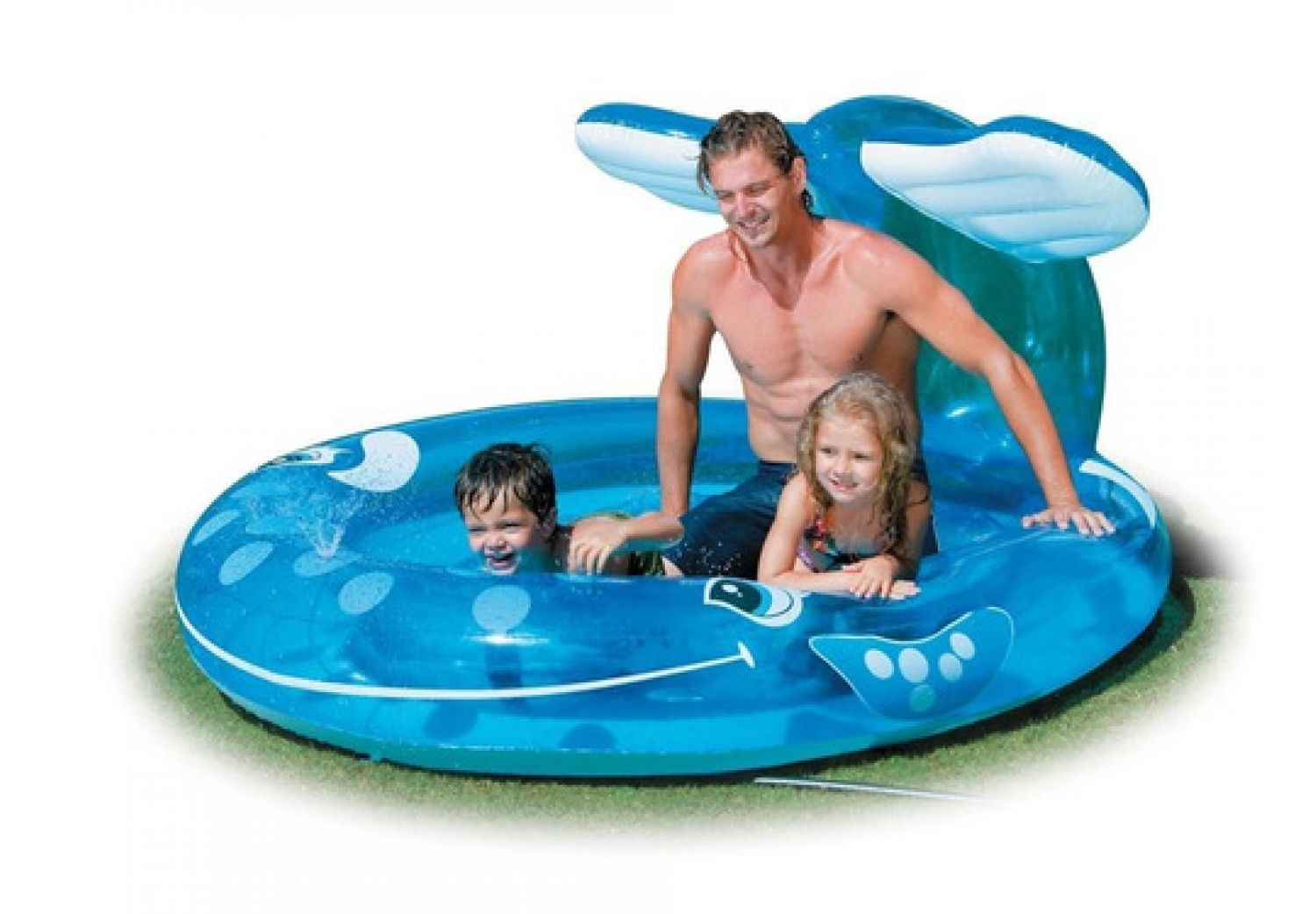 Pileta Inflable Ballena Spray 269 Lt 208 x 157 x 99 cm 22719/3