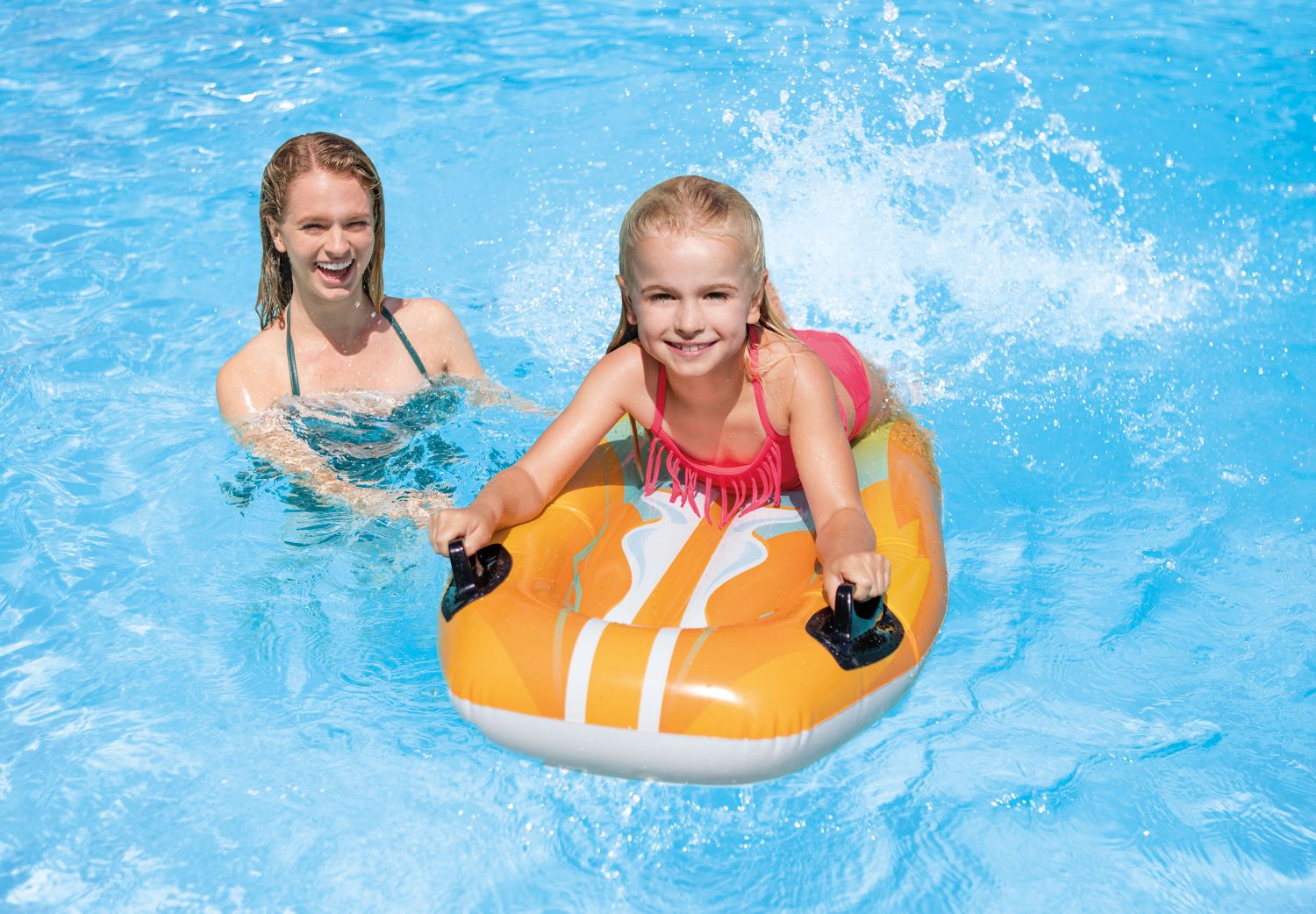Colchoneta Inflable Barrenador con Agarraderas 22698/1